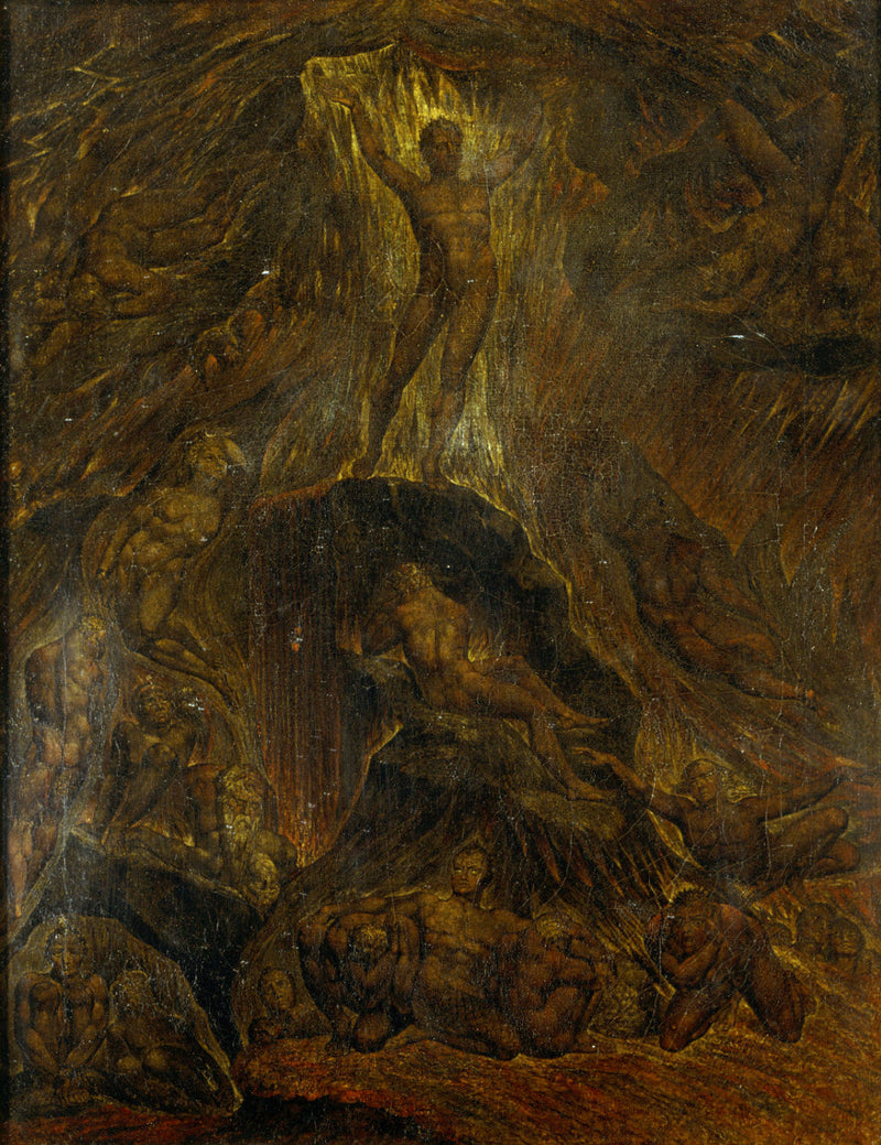 Şeytan ordusunu çağırıyor - William Blake