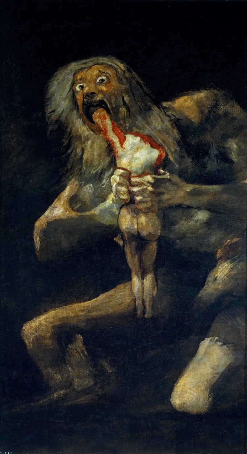 Saturnus'un Çocuklarından Birini Yediği - Francisco de Goya