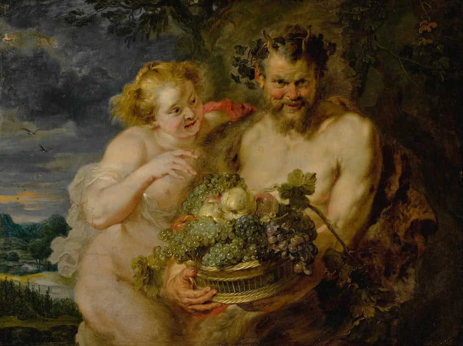 Satyre ve Bacchante - Peter Paul Rubens