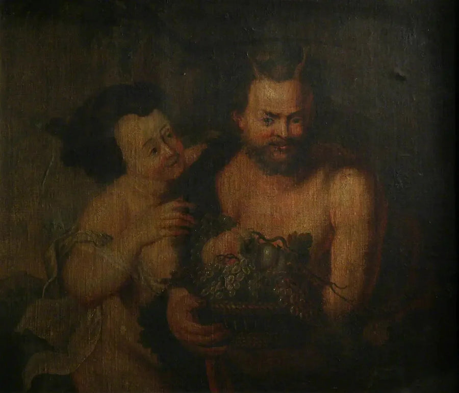 Satire ve bir kız - Peter Paul Rubens