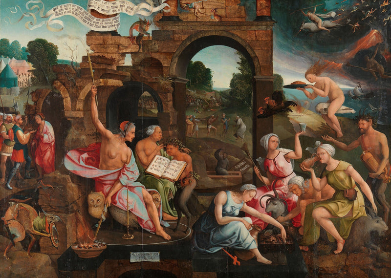 Saül ve Endor cadısı - Jacob Cornelisz van Oostsanen
