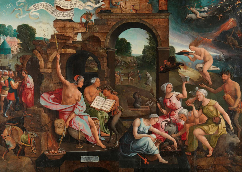 Saül ve Endor cadısı - Jacob Cornelisz van Oostsanen