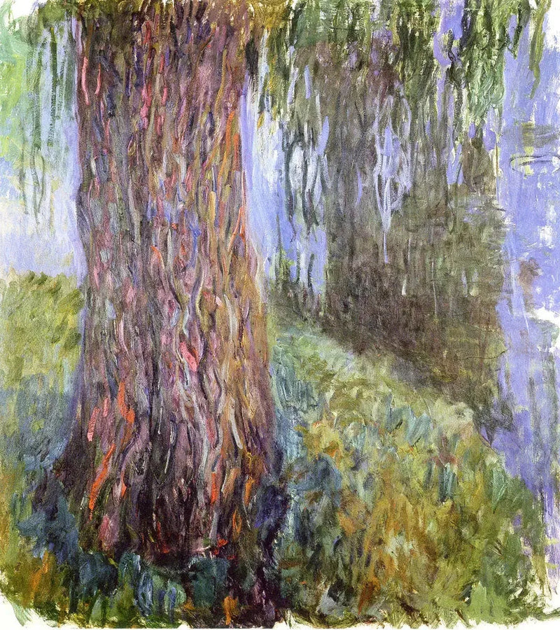 Ağlayan Söğüt ve Nilüfer Havuzu - Claude Monet