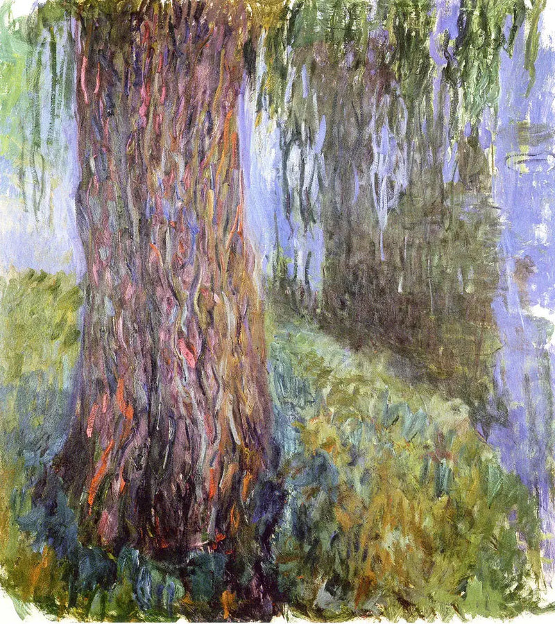 Ağlayan Söğüt ve Nilüfer Havuzu - Claude Monet