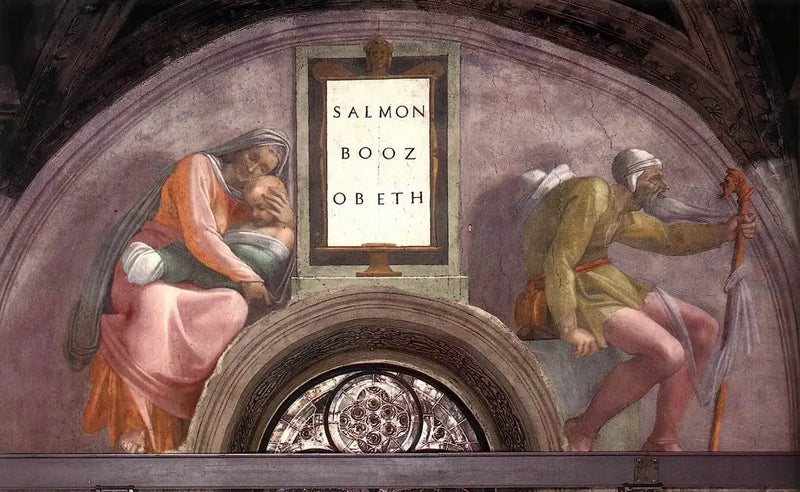 Somon, Booz ve Jobed - Michelangelo