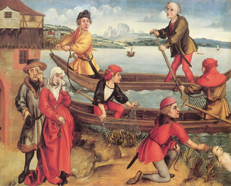 Bregenz'de Boğulmuş Çocuğun Mucizevi Kurtuluşu - Albrecht Dürer