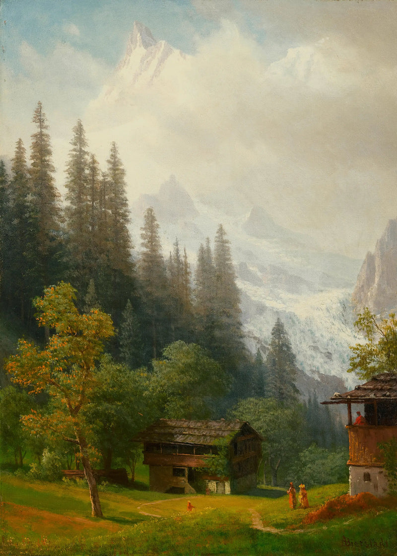 Alp Manzarası - Albert Bierstadt