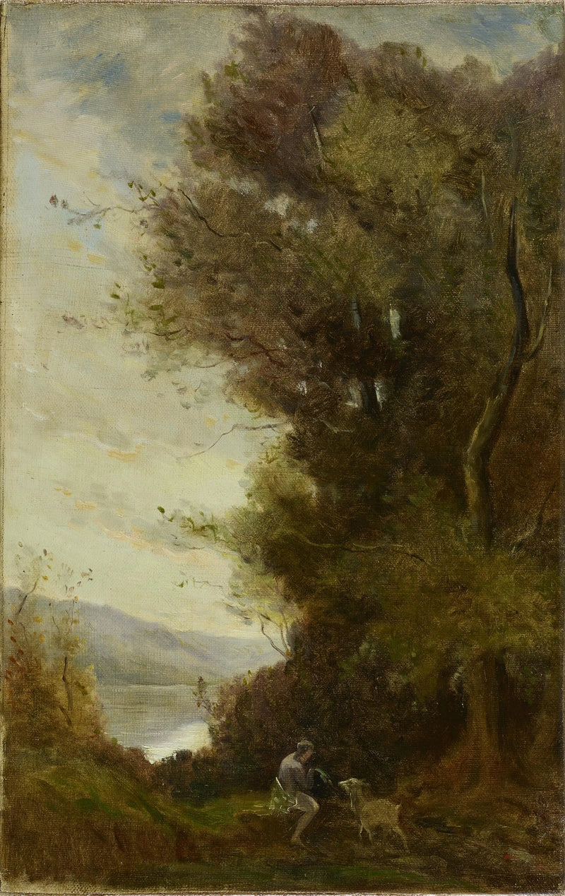 kırsal sahne - Jean-Baptiste Camille Corot