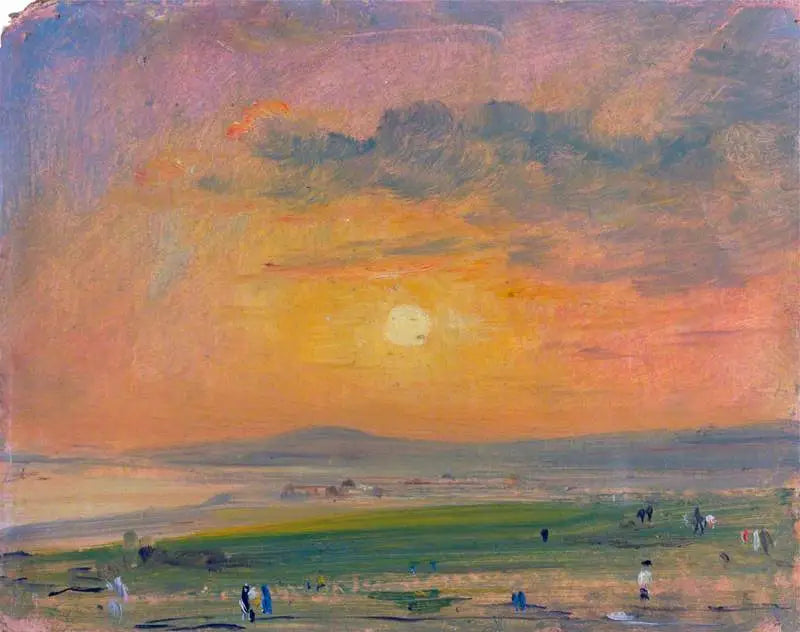 Brighton'ta Sahil Manzarası, Akşam - John Constable