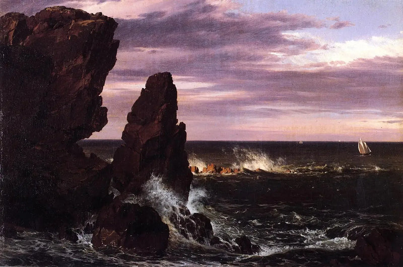 Kıyı Manzarası - Frederic Edwin Church