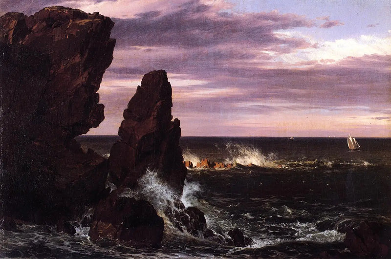 Kıyı Manzarası - Frederic Edwin Church