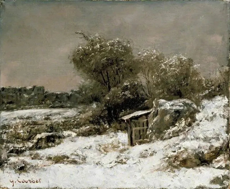 Kış Sahnesi - Gustave Courbet