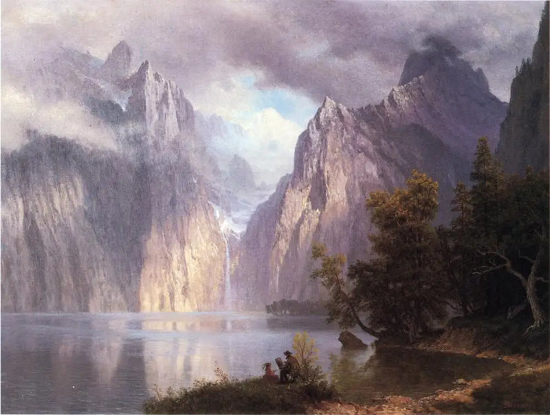 Sierra Nevada'da Sahne - Albert Bierstadt