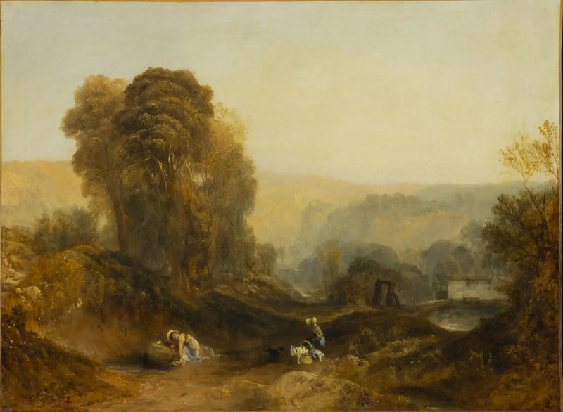 Derbyshire'de Manzara - J. M. W. Turner