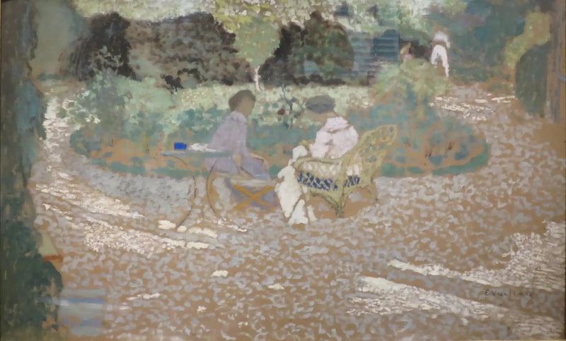 Bahçede Bir Sahne - Édouard Vuillard