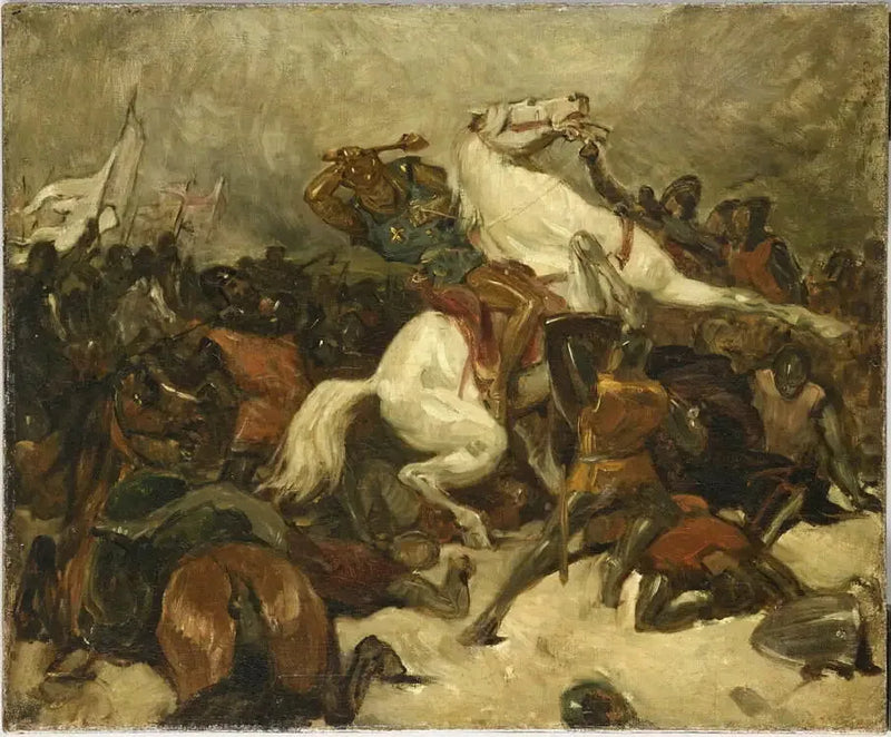 Savaş Sahnesi - Eugène Delacroix