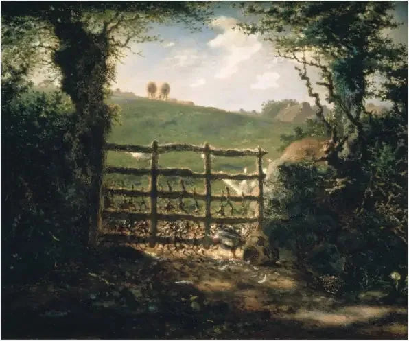 Kırsal Sahne ile Stil - Jean-François Millet