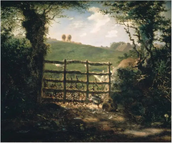 Kırsal Sahne ile Stil - Jean-François Millet