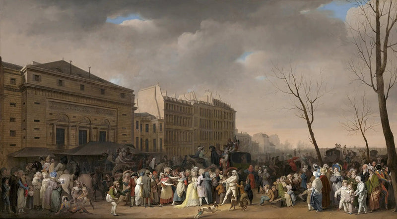 Karnaval Sahnesi - Louis-Léopold Boilly