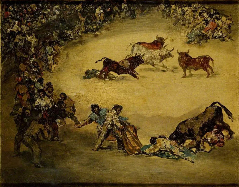 Boğa Güreşi Sahnesi: İspanya Eğlencesi - Francisco de Goya