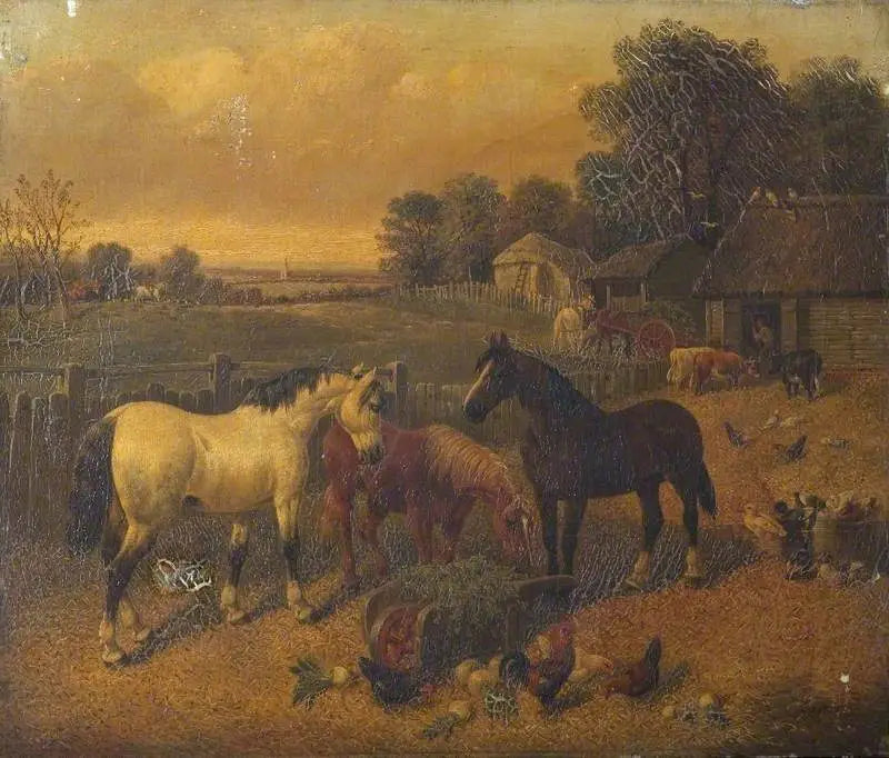 Çiftlik Sahnesi - John Frederick Herring, Sr.