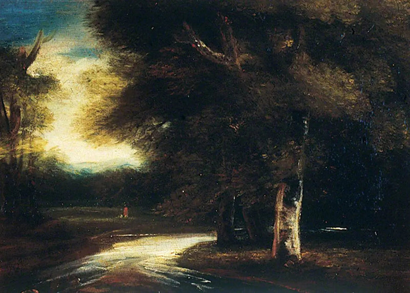 Orman ve Nehir Sahnesi - Joshua Reynolds