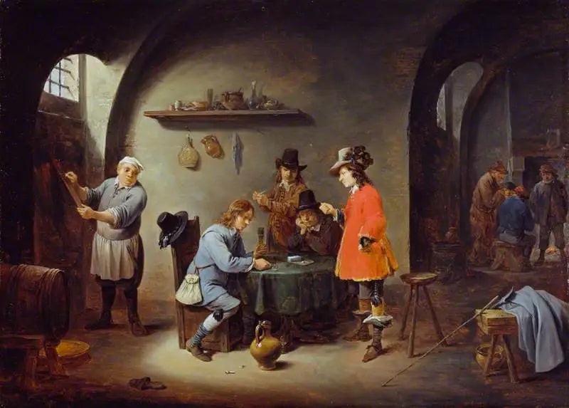 Bir Han'da Oyun Sahnesi - David Teniers Genç