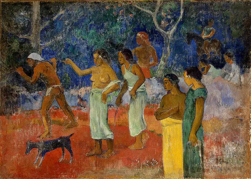 Tahiti Hayatı Sahnesi - Paul Gauguin