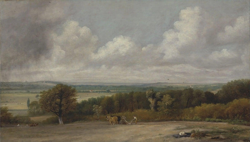 Suffolk'ta Tarla İşleme Sahnesi - John Constable