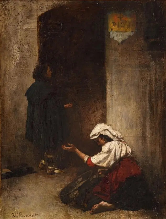 Dilencilik Sahnesi - Léon Bonnat