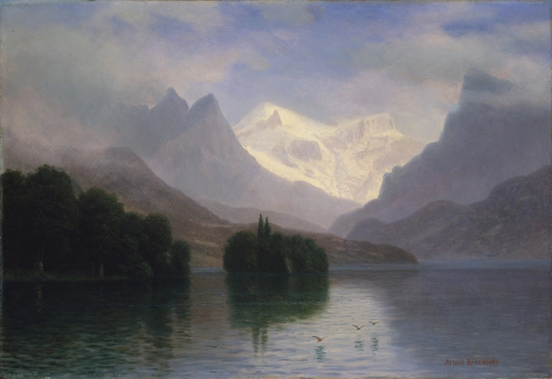 Dağ Manzarası - Albert Bierstadt