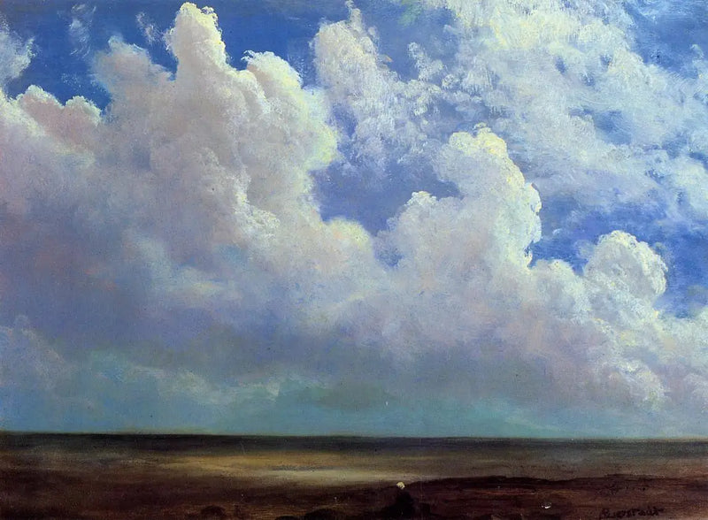 Plaj Sahnesi - Albert Bierstadt