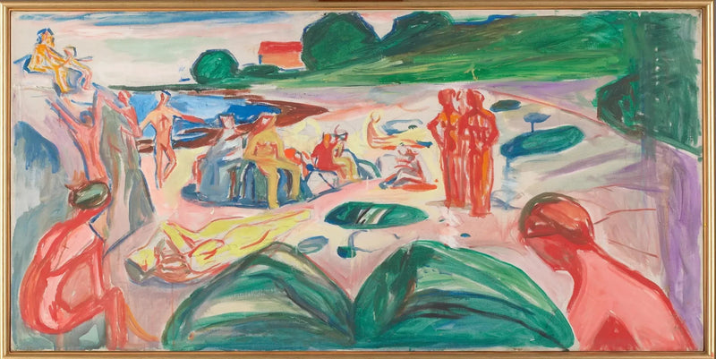 Plaj Manzarası - Edvard Munch