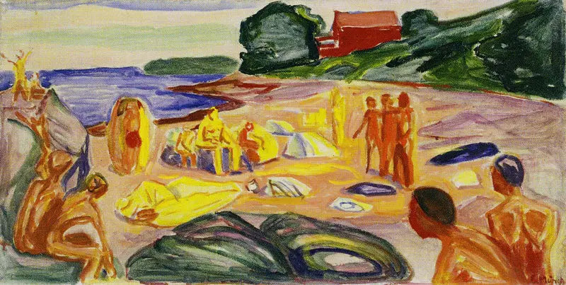 Plaj Manzarası - Edvard Munch