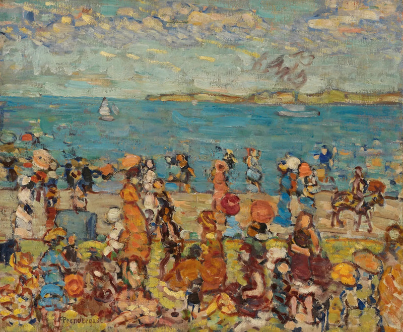 Plaj Sahnesi - Maurice Prendergast