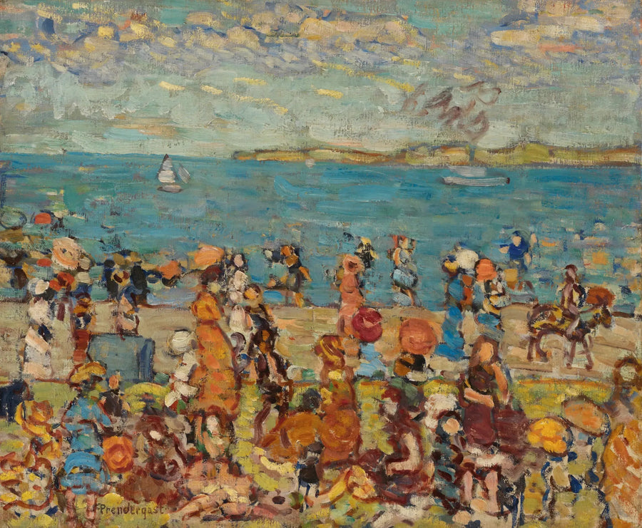 Plaj Sahnesi - Maurice Prendergast