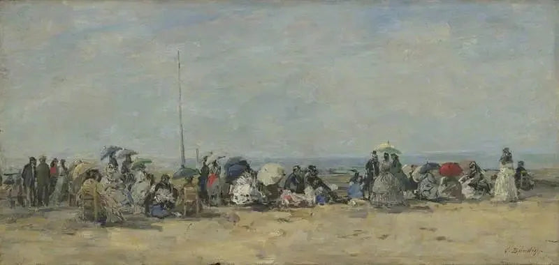 Plaj Manzarası, Trouville - Eugène Boudin