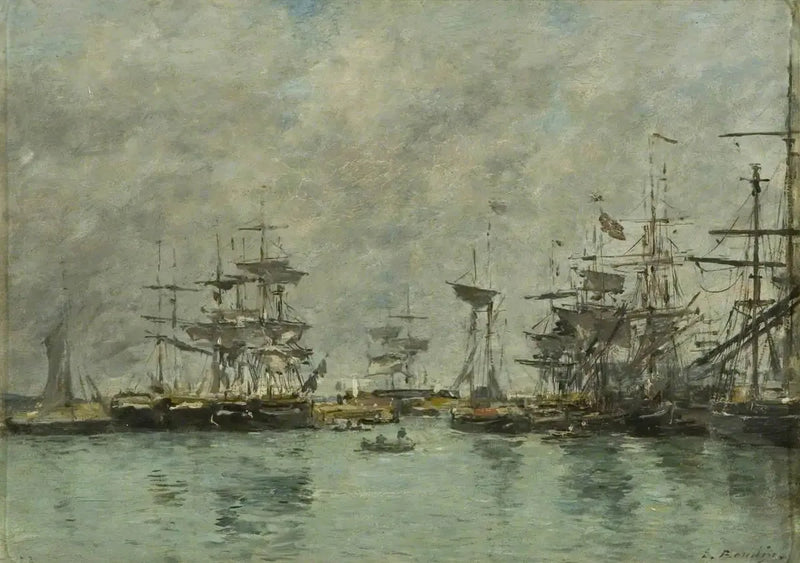 Liman Manzarası - Eugène Boudin