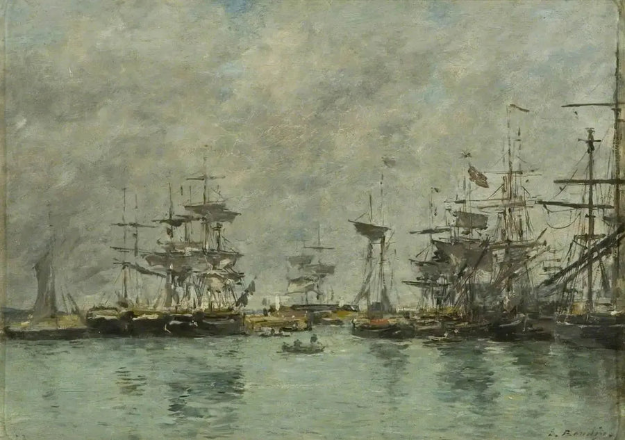Liman Manzarası - Eugène Boudin
