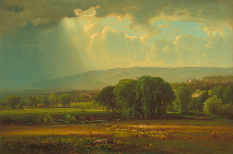 Delaware Vadisi'nde Hasat Sahnesi - George Inness