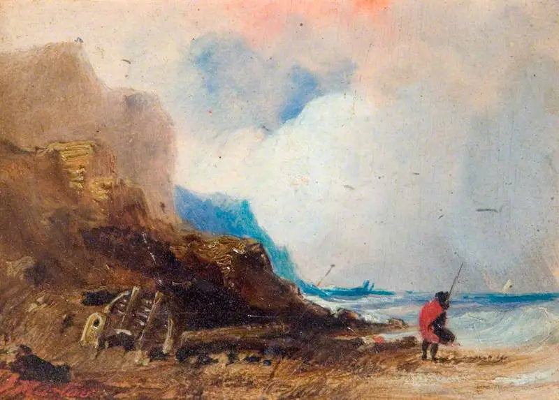 Kıyı Manzarası, Akşam - John Martin