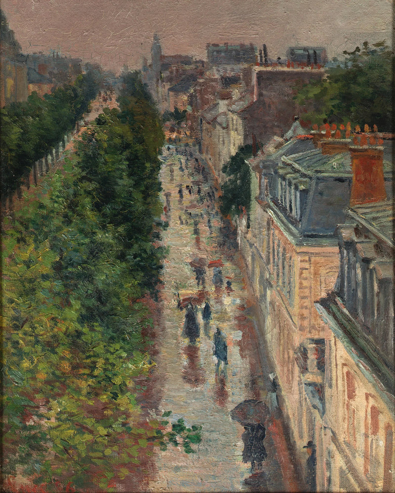 Paris'te Sokak Sahnesi - Maximilien Luce