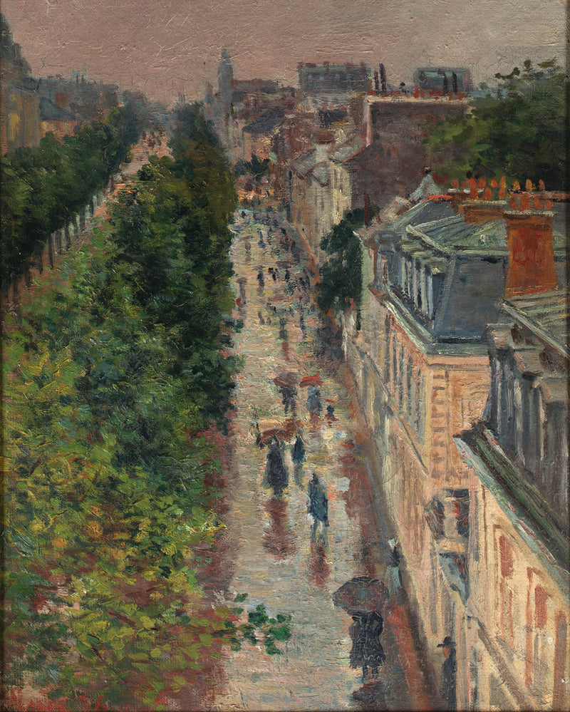 Paris'te Sokak Sahnesi - Maximilien Luce