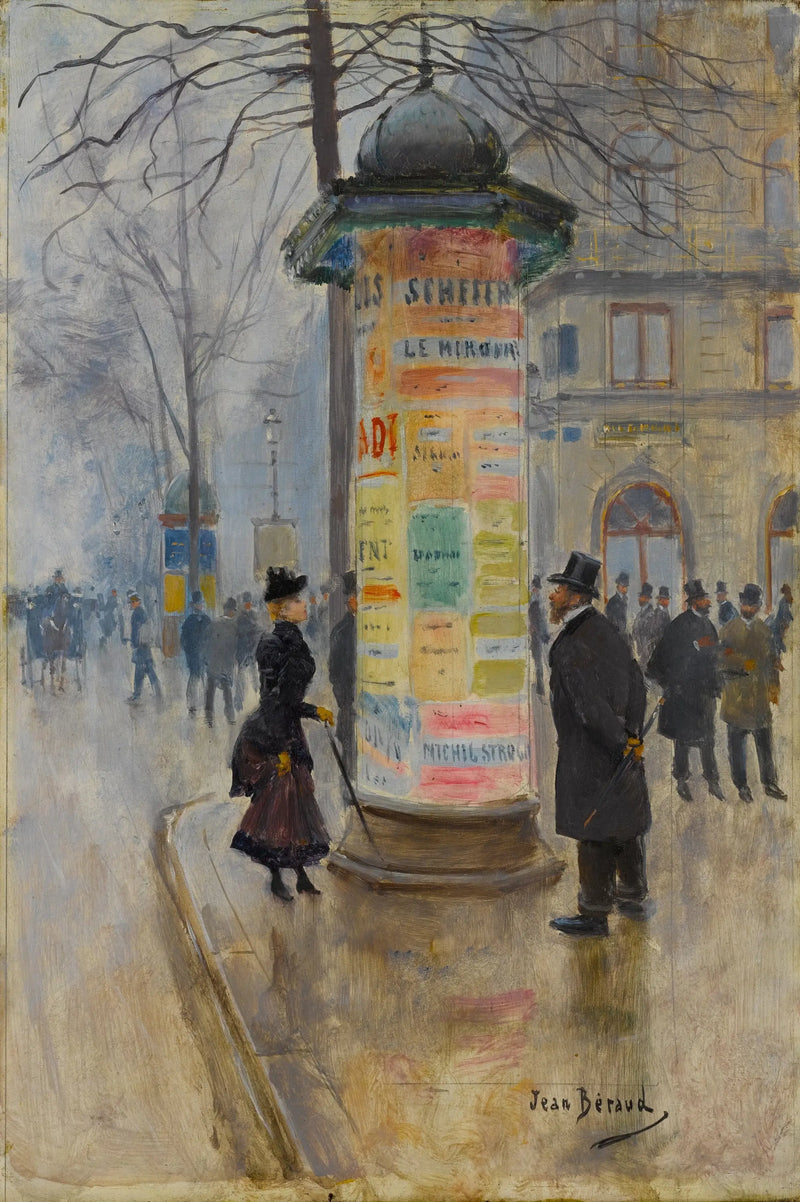 Paris Sokak Manzarası - Jean Béroud