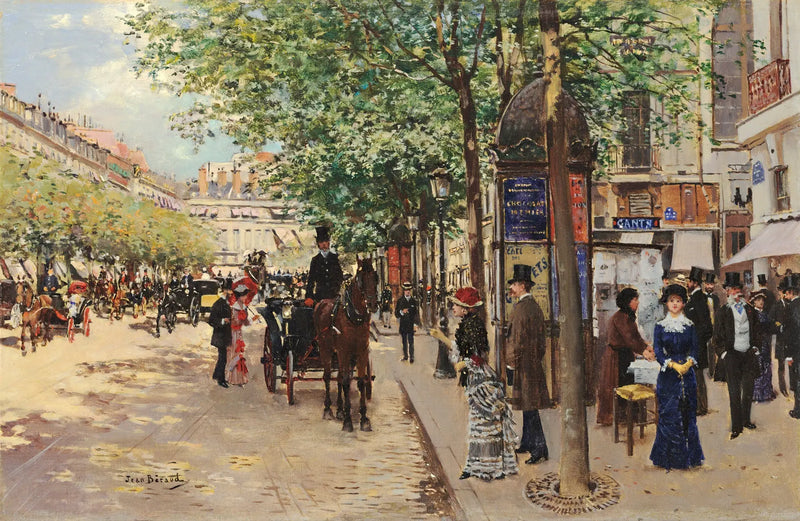 Paris Sokak Manzarası - Jean Béroud