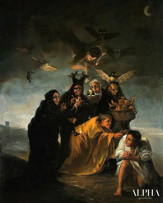 Scène d'exorcisme - Francisco de Goya - Reproductions de tableaux et peintures haut de gamme