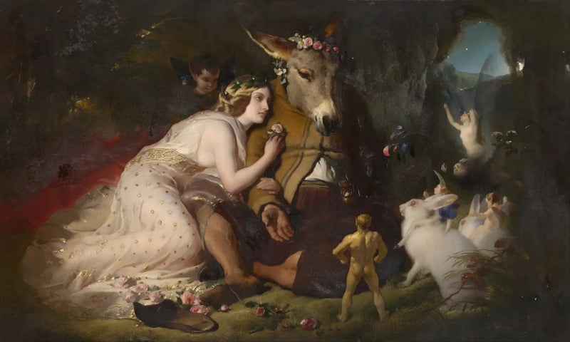 Yaz Gecesi Rüyası Sahnesi - Edwin Henry Landseer
