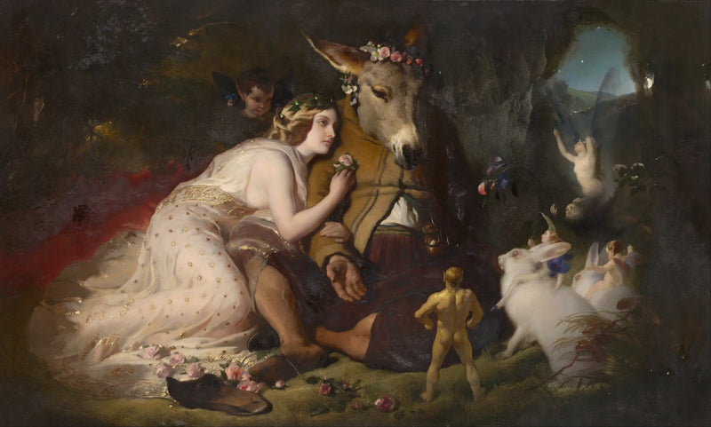 Yaz Gecesi Rüyası Sahnesi - Edwin Henry Landseer