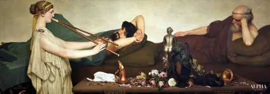 Scène pompéienne - Lawrence Alma-Tadema Reproductions de tableaux à la peinture à l’huile