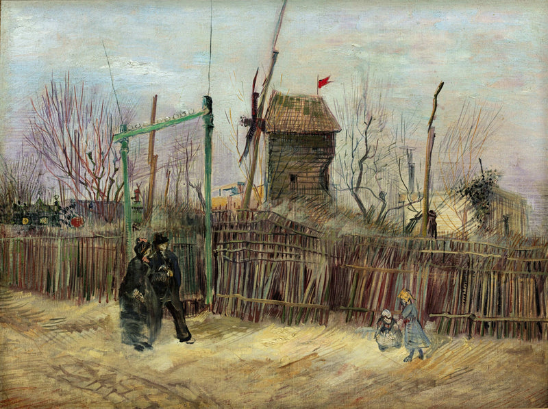 Montmartre'da Sokak Manzarası - Vincent van Gogh